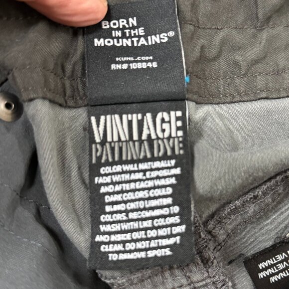 KÜHL Men's Revolvr Pants in Vintage Patina Dye - Men's Size 32x30 - Very Good UC - Picture 11 of 16